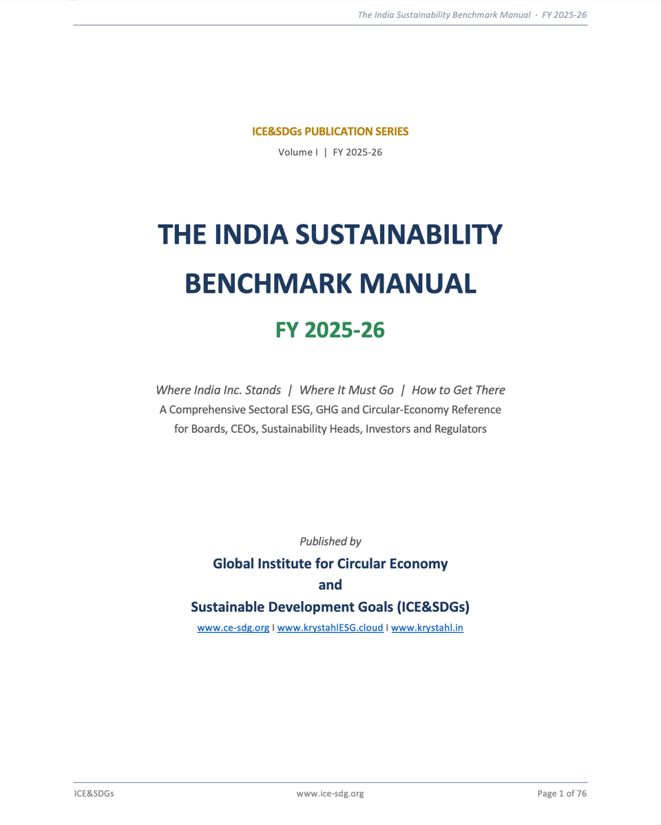 The India Sustainability Benchmark Manual